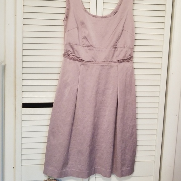 Ann Taylor lilac silk dress with pockets size 6 - Picture 1 of 4